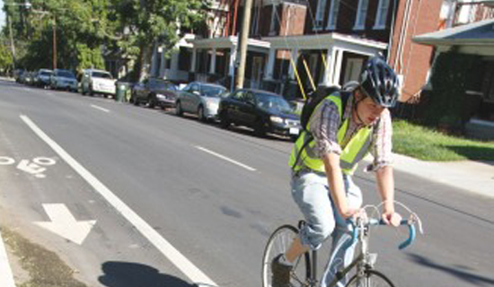 Rose Street Bike Lane Extension- COMPLETED