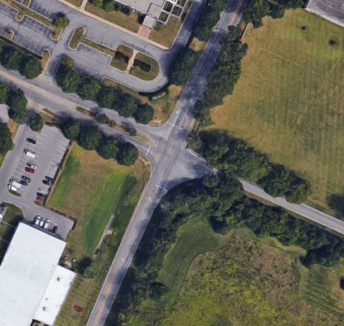 Mercer Road at Greendale Road Turn Lanes