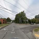 Before photo of High St. in Lexington